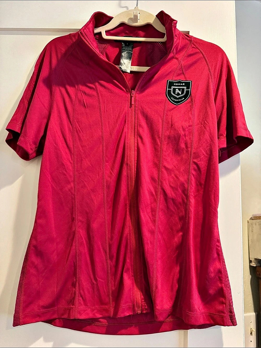 Asmar Equestrian Red Short Sleeve Athletic Jersey